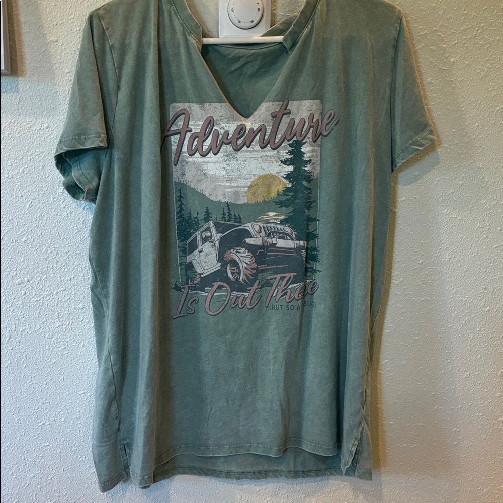 Maurices Adventure Graphic Tee - Olive
